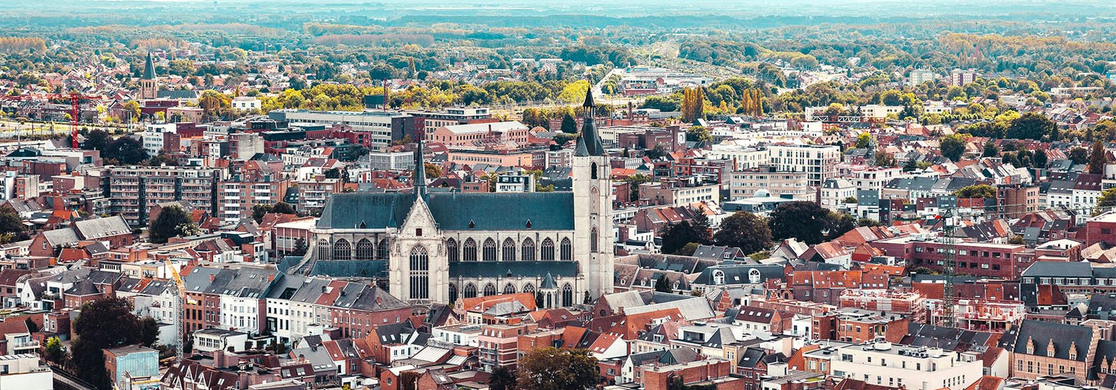 Uitzicht van de Stad Mechelen